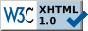 xhtml level 1 compliant